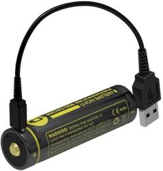 NITECORE Rechargeable USB Battery 18650 2600mAh NL1826R (NL1826R)