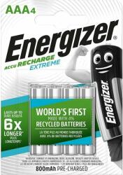 Energizer újratölthető akkumulátorok Extreme mikroceruza AAA HR03 FSB4 800 mAh (E300624402)