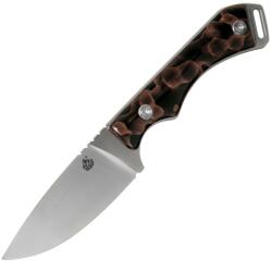 QSP KNIFE Workaholic SK03, Satin N690 Blade, Black Bronze Moon Raffir Noble QS124-C (QS124-C)