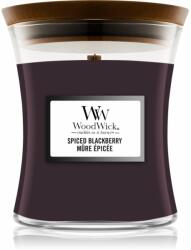 WoodWick Spiced Blackberry ароматна свещ с дървен фитил 275 гр