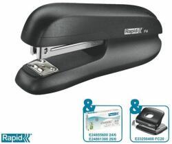 Rapid Tűzőgép, 24/6, 26/6, 20 lap, RAPID "F6", fekete (E5000268) - primatinta