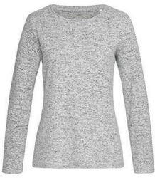 Stedman Női hosszú ujjú kötött felső Stedman Knit Long Sleeve Women L, Világos szürke Melange