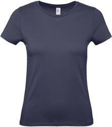 B and C Csomag akciós póló (minimum 3 db) Női rövid ujjú póló B&C #E150 /women T-Shirt -XS, Sötétkék (navy)