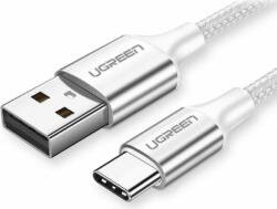 UGREEN 60129 US266 USB-A apa - USB-C apa 2.0 Adat és töltőkábel - Fehér (0.25m) (UG60129)