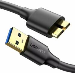 UGREEN US130 USB-A apa - Micro USB-B apa 3.0 Adat és töltőkábel - Fekete (2m) (10843)