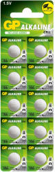 GP Batteries Baterii GP Alkaline CELL 186, LR43, AG12, 1.5V, blister 10 buc (GPPBA186F004)