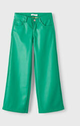 NAME IT Pantaloni din imitație de piele 13210144 Verde Regular Fit