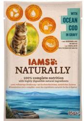 Iams Naturally Adult Cat with Ocean Cod in Játékvy 85 g