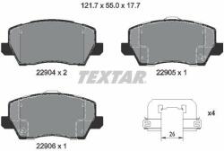 TEXTAR set placute frana, frana disc TEXTAR Q+ 2290401 (2290401)