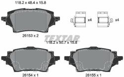 TEXTAR set placute frana, frana disc TEXTAR Q+ 2615301 (2615301)