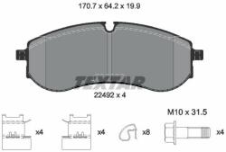 TEXTAR set placute frana, frana disc TEXTAR Q+ 2249201 (2249201)