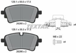 TEXTAR set placute frana, frana disc TEXTAR 2626503 (2626503)