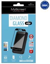 MyScreen DIAMOND GLASS EDGE képernyővédő üveg (2.5D, íves, karcálló, 0.33 mm, 9H) FEKETE Samsung Galaxy S21 Plus (SM-G996) 5G (MD5322TG FCOV BLACK)
