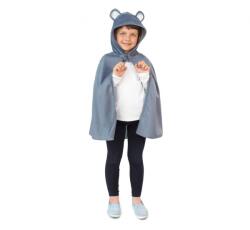 GoDan Palton pentru copii cu glugă - Mouse gri Costum bal mascat copii