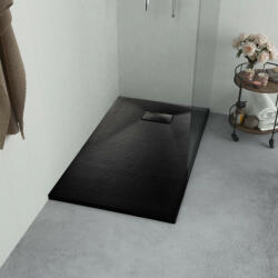 vidaXL Cădiță de duș, negru, 90 x 90 cm, SMC (144779) - izocor