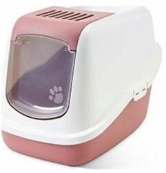 Savic Nestor WC - cutie acoperită cu gunoi pisica cu o ușă de convenabil roz pastel universal (VAT012415)