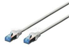ASSMANN CAT5e F/UTP PVC 0, 5m árnyékolt szürke patch kábel (DIGITUS_DK-1521-005) (DIGITUS_DK-1521-005)