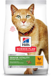Hill's 2x7kg Hill's Science Plan Mature Adult Senior Vitality csirke & rizs száraz macskatáp