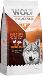 Wolf of Wilderness 350g Wolf Of Wilderness Soft Wide Acres csirke száraz kutyatáp
