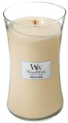 WoodWick Vanilla Bean lumânare parfumată cu fitil de lemn 609, 5 g