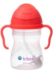 B. Box B. Box, cana cu pai si manere, roz, 240 ml Set pentru masa bebelusi