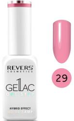 REVERS COSMETICS Lac de unghii Gellac 1 Step, Hybrid Effect, Non UV, Revers, 29 Antique Rose, 10 ml (RVGELAC29)