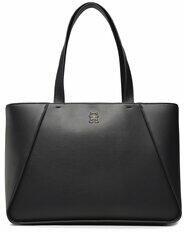 Tommy Hilfiger Geantă Th Casual Tote AW0AW14176 Bleumarin