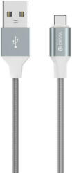 DEVIA Cablu Gracious Type-C Gray (1.5m, impletitura textila)-T. Verde 0.1 lei/ buc (DVGRATYPECGR)