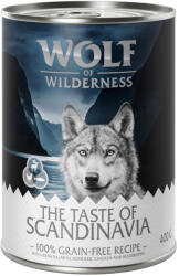 Wolf of Wilderness Wolf of Wilderness Pachet economic "The Taste Of" 24 x 400 g - The Scandinavia