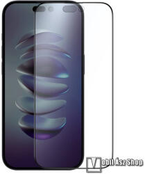 Nillkin FOGMIRROR előlap védő karcálló edzett üveg - FEKETE - MATT! - 9H, 0, 3mm, A teljes felületén tapad! - A TELJES KIJELZŐT VÉDI! - APPLE iPhone 14 Pro Max