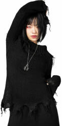 KILLSTAR дамски пуловер KILLSTAR - Aelfwine Asymmetric - Черен - KSRA007466