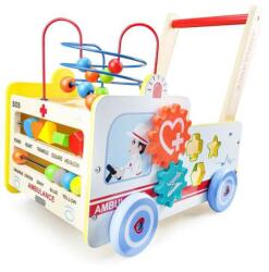 Eco Toys Antremergător educativ din lemn cu cuburi DOCTORUL