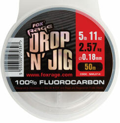 Fox Rage drop 'n' jig fluorocarbon drop 'n' jig fluorocarbon - 0.40mm 9.70kg / 21.38lb fluorcarbon zsinór (NML021) - sneci