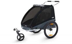 Thule Utánfutó Coaster Xt Kerékpár Szett + Sétálókerék Fekete