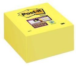 3M Öntapadó jegyzettömb, 76x76 mm, 350 lap, 3M POSTIT "Super Sticky", sárga (LP2028SS) (LP2028SS)