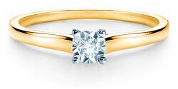 SAVICKI eljegyzési gyűrű: kétszínű arany és gyémánt - savicki - 196 525 Ft