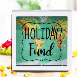3gifts Pusculita Holiday Fund cu harta lumii