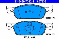 ATE set placute frana, frana disc ATE 13.0460-7332.2 (13.0460-7332.2)