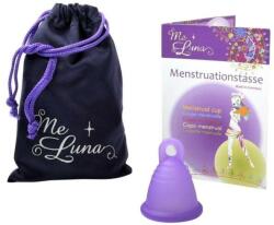 Me Luna Cupă menstruală cu inel, mărimea S, mov - MeLuna Classic Shorty Menstrual Cup Ring