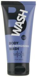 Mades Cosmetics Gel de duș cu cărbune de bambus - Mades Cosmetics M|D|S For Men Body Re-Energising Wash Black 150 ml