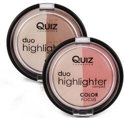 Quiz Cosmetics Pudră-iluminator dublă - Quiz Cosmetics Color Focus Duo Highlighter 30
