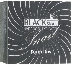 FarmStay Patch-uri de hidrogel cu mucină de melc negru - FarmStay Black Snail Hydrogel Eye Patch 60 buc Masca de fata