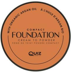 Quiz Cosmetics Pudră cremoasă pentru față, compactă - Quiz Cosmetics Compact Foundation Cream To Powder 03