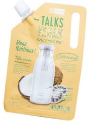 Missha Mască exfoliantă de noapte - Missha Talks Vegan Squeeze Pocket Sleeping Mask Mega Nutritious 10 g