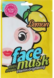 Bling Pop Mască de față - Bling Pop Lemon Vitamin & Brightening Face Mask 20 ml