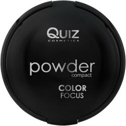 Quiz Cosmetics Pudră de față, compactă, cu oglindă - Quiz Cosmetics Color Focus Powder 01