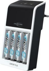 TFA Incarcator de retea Ansmann Comfort Plus + 4x AA 2100mAh, charger (incl. 4x AA 2100 mAh batteries) (1001-0094-01) - pcone
