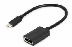 Gembird A-CM-DPF-02 USB Type-C to DisplayPort adapter Black (A-CM-DPF-02) - pcx