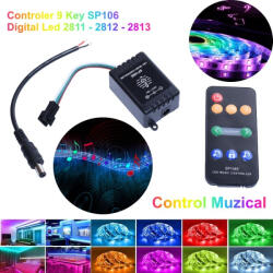 24LED Controler Led Music Pixel Sp106e 2811-2812