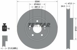 TEXTAR Disc frana TEXTAR PRO 92118903 (92118903)